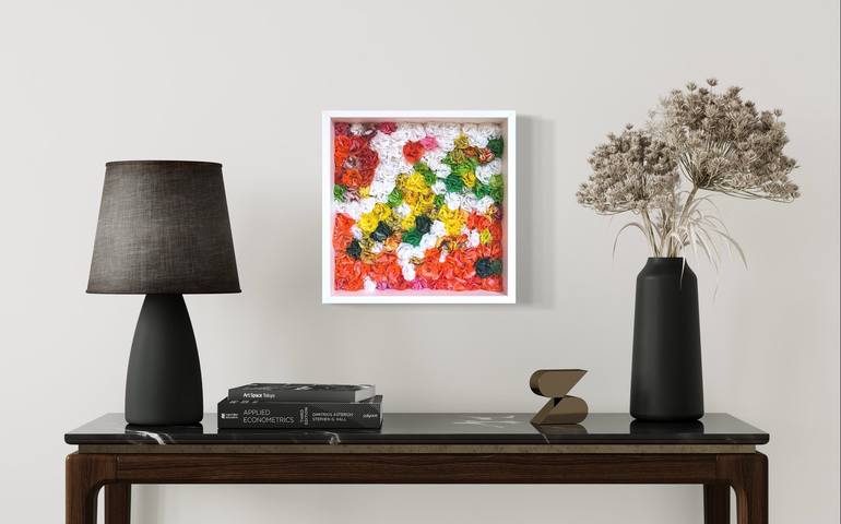 Original Fine Art Garden Collage by Olivier Messas