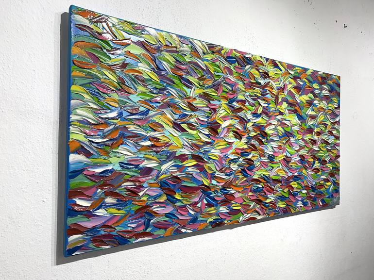 Original Fine Art Abstract Painting by Olivier Messas