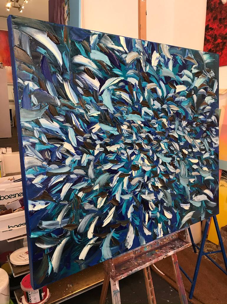 Original Abstract Painting by Olivier Messas