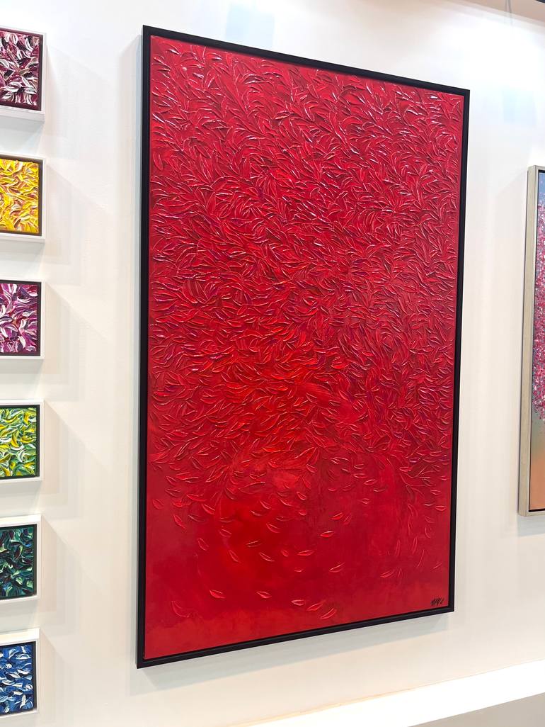 Original Fine Art Abstract Painting by Olivier Messas