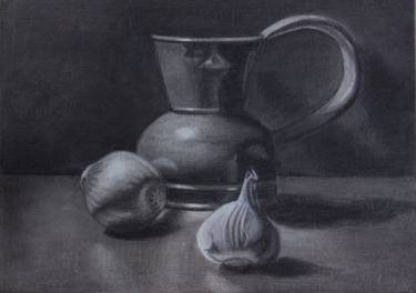 Original Still Life Drawing by Curtney Jacobs