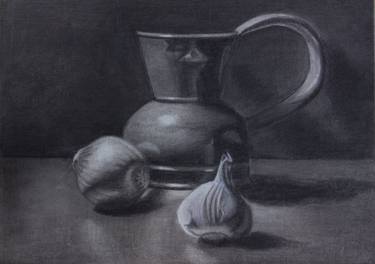 Original Fine Art Still Life Drawings by Curtney Jacobs