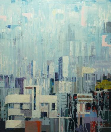 Print of Abstract Architecture Paintings by Rubi Bakal