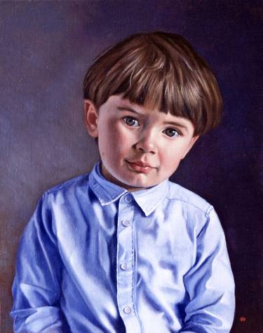 Original Portrait Painting by Brunella Neri