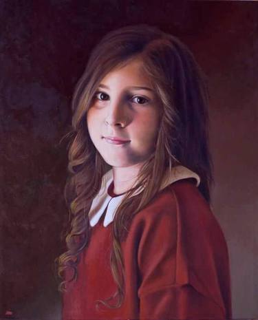 Original Portrait Painting by Brunella Neri