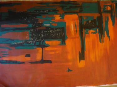 Print of Abstract Expressionism Science Paintings by Hatice Karadoğan