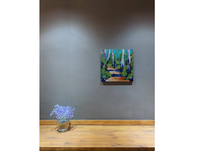 Original Impressionism Botanic Painting by Anoop Sarin