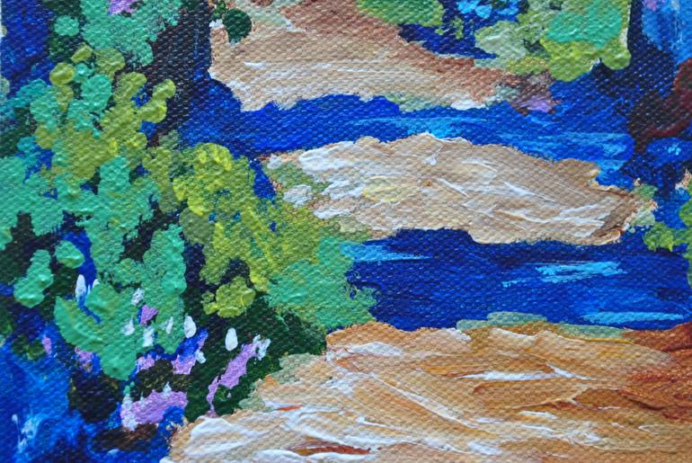 Original Impressionism Botanic Painting by Anoop Sarin