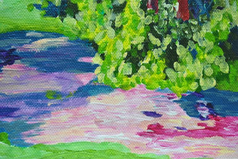 Original Impressionism Water Painting by Anoop Sarin