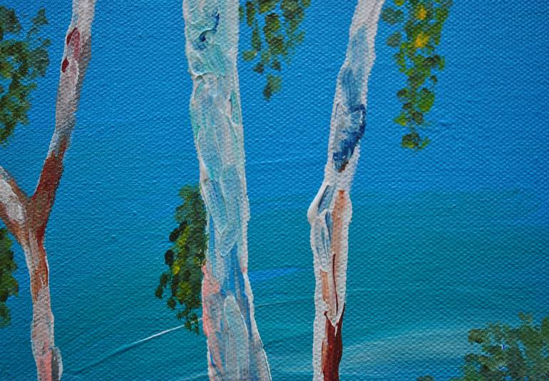 Original Abstract Expressionism Nature Painting by Anoop Sarin