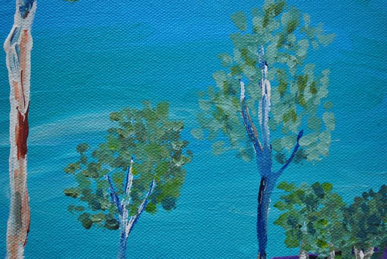 Original Abstract Expressionism Nature Painting by Anoop Sarin