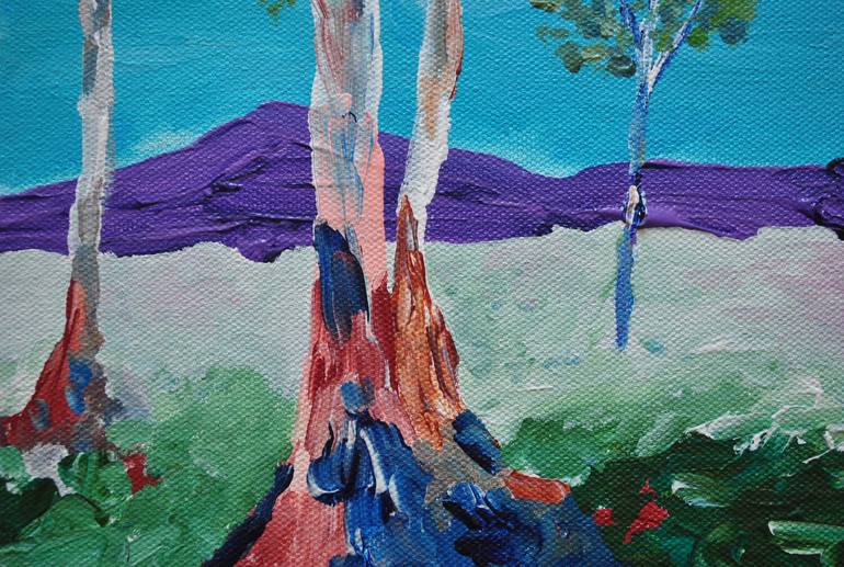 Original Abstract Expressionism Nature Painting by Anoop Sarin