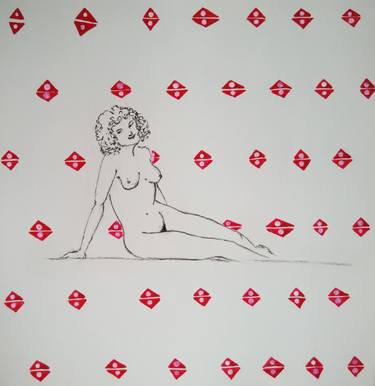 Print of Nude Paintings by Anoop Sarin