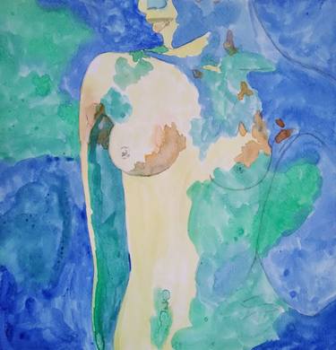 Print of Figurative Nude Paintings by Anoop Sarin