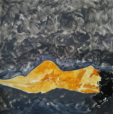 Print of Figurative Nude Paintings by Anoop Sarin
