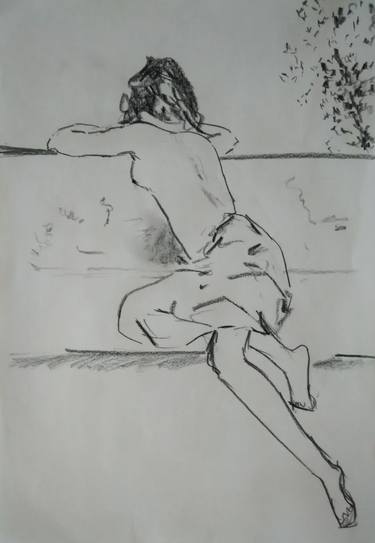 Print of Women Drawings by Anoop Sarin