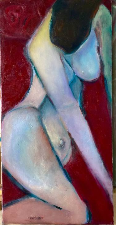 Original Nude Painting by Fareha Ahmed