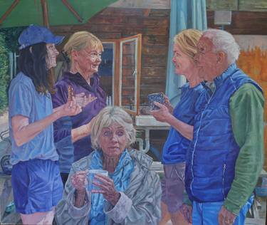 Original Figurative Rural Life Painting by Howard Mason
