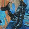 A painting of my daughter and friend trying on a new coat. Was selected for the Royal West of England Acadamy Open exhibition.