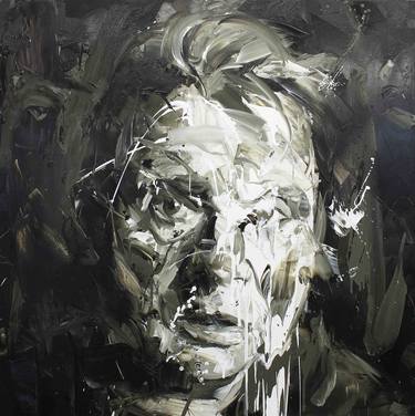 Original Expressionism Portrait Paintings by Paul Wright