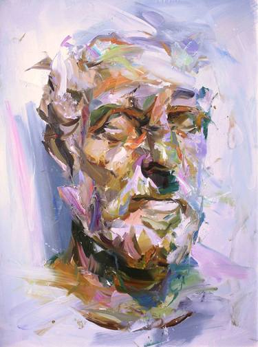 Original Expressionism Portrait Paintings by Paul Wright