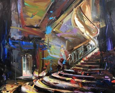 Original Impressionism Architecture Paintings by Paul Wright