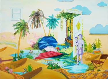 Print of Beach Paintings by hyunhee lee
