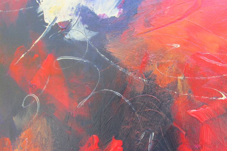 Original Abstract Music Painting by Hélène Messier