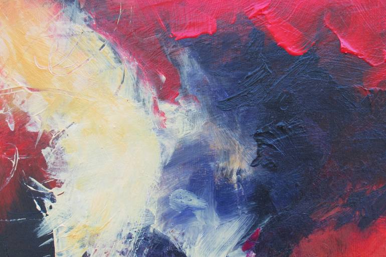 Original Abstract Music Painting by Hélène Messier