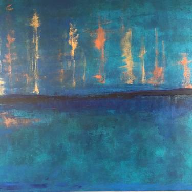 Original Abstract Expressionism Landscape Paintings by Angel Griffin