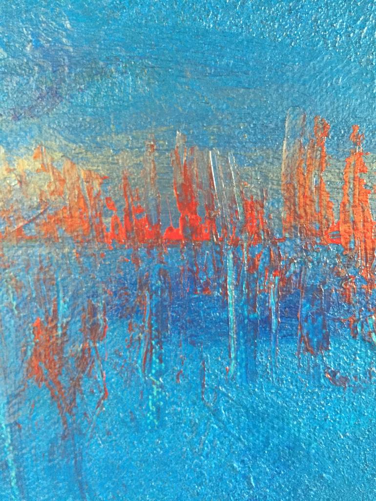 Original Abstract Expressionism Landscape Painting by Angel Griffin