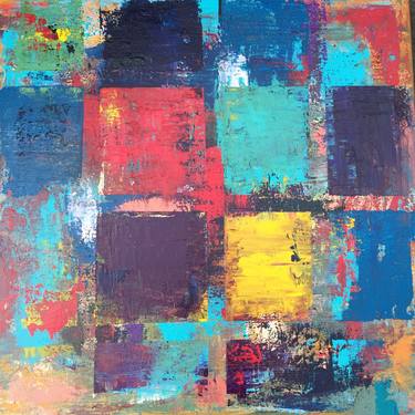 Original Abstract Expressionism Patterns Paintings by Angel Griffin