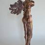 Woman angel as the wings of the desire.

Bronze: lastwac technic.
Plexiglass base.