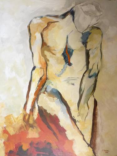 Original Figurative Nude Paintings by claudia penrroz