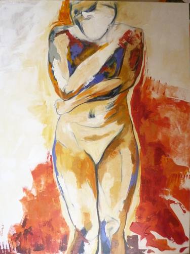 Original Figurative Nude Paintings by claudia penrroz