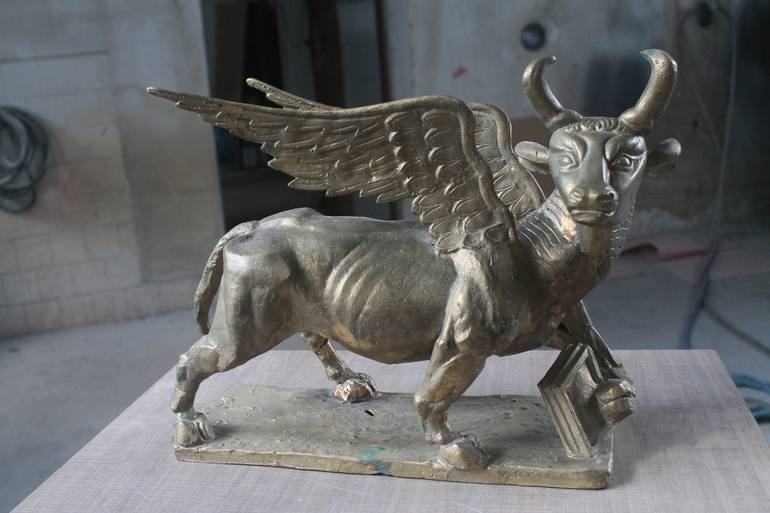 Original Figurative Animal Sculpture by Anton Kambarev