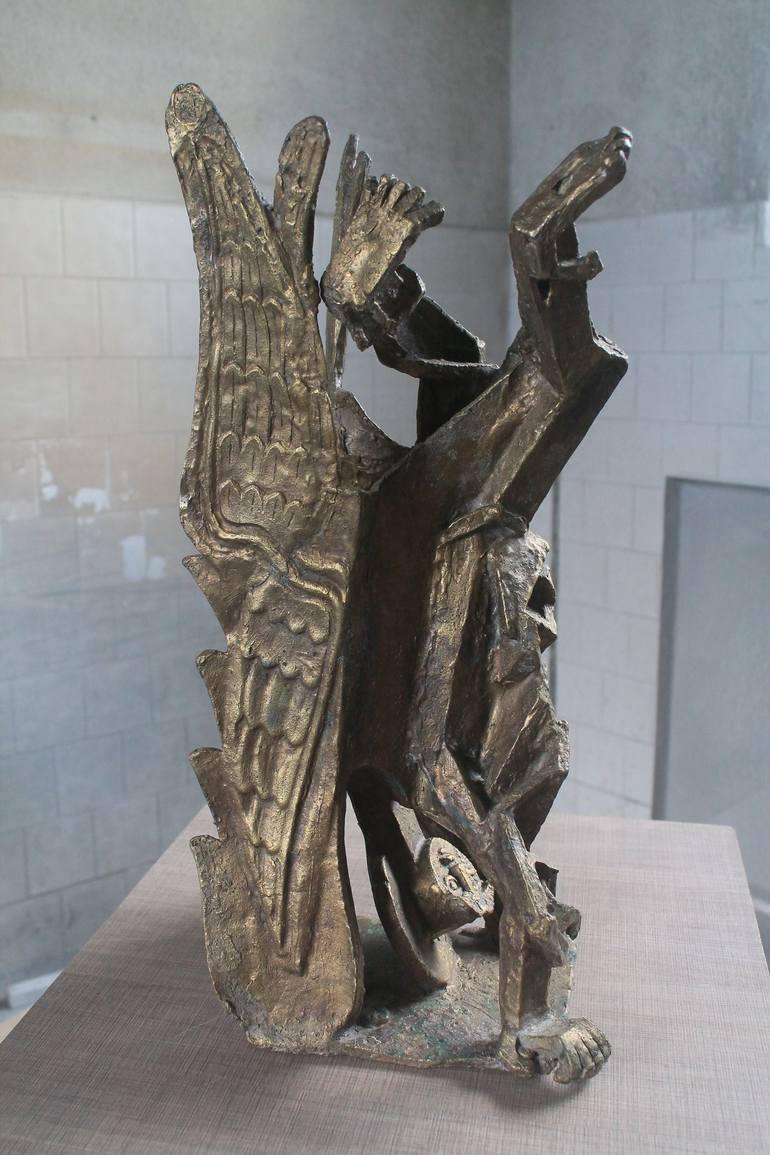 Original Figurative Religion Sculpture by Anton Kambarev