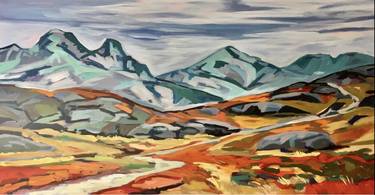 Original Expressionism Landscape Paintings by Alison Philpotts