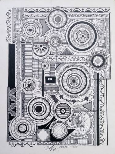 Original Geometric Drawings by Tara Schmidt