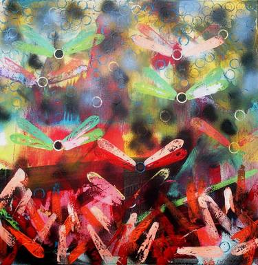 Original Abstract Expressionism Abstract Paintings by kasai massana
