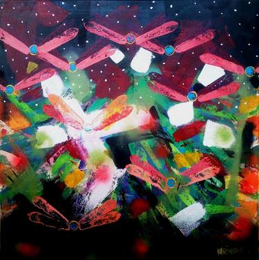 Original Abstract Expressionism Abstract Paintings by kasai massana