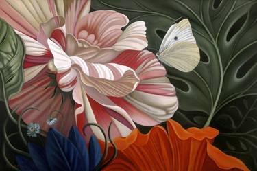 Original Realism Floral Paintings by Susie Sierra