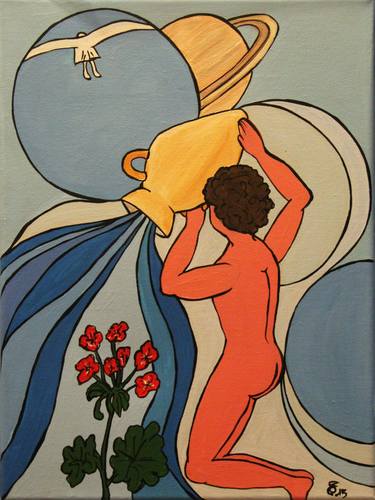 Original Illustration Fantasy Painting by Fabienne Di Girolamo