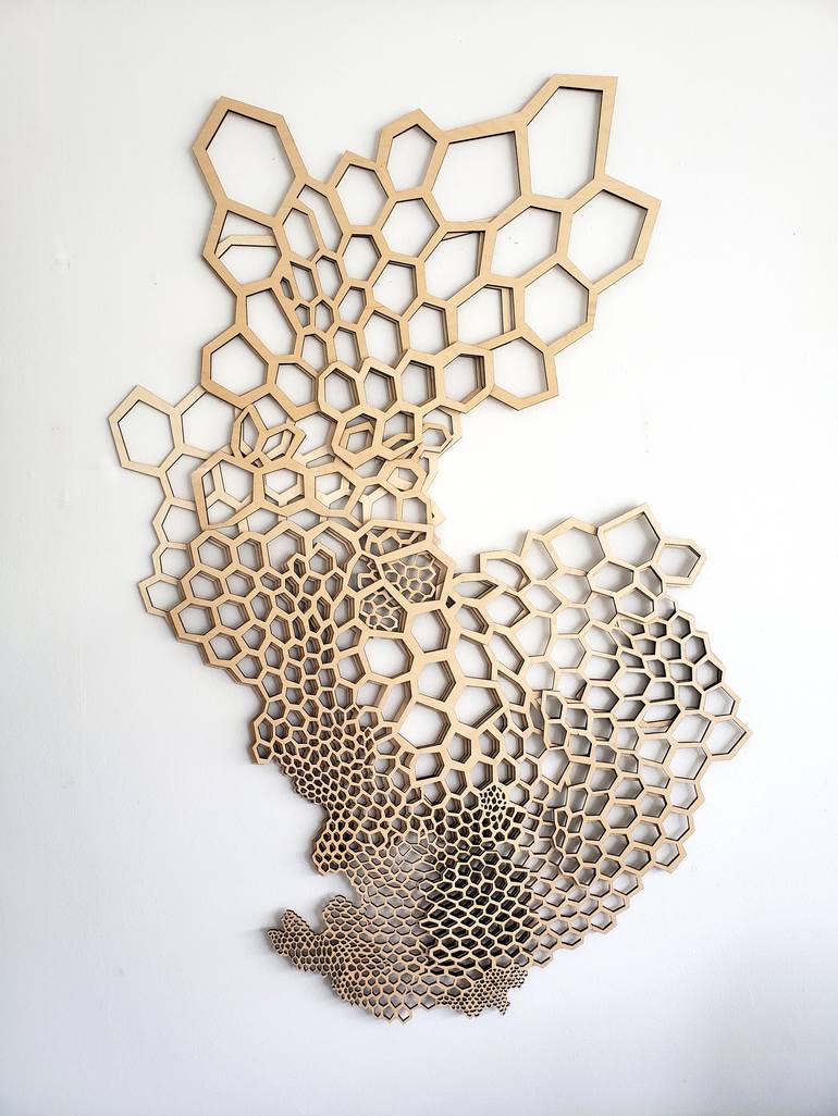 Hive Mapping I, large Sculpture by Tonya Hart | Saatchi Art