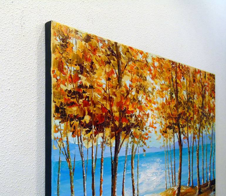 Original Abstract Botanic Painting by Olha Darchuk