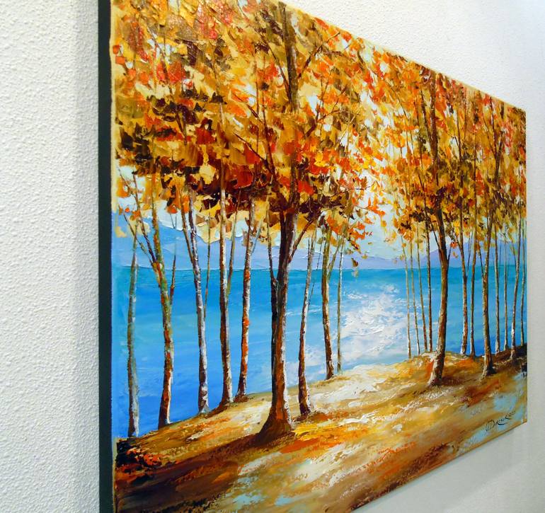 Original Abstract Botanic Painting by Olha Darchuk