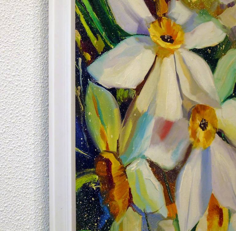 Original Expressionism Floral Painting by Olha Darchuk