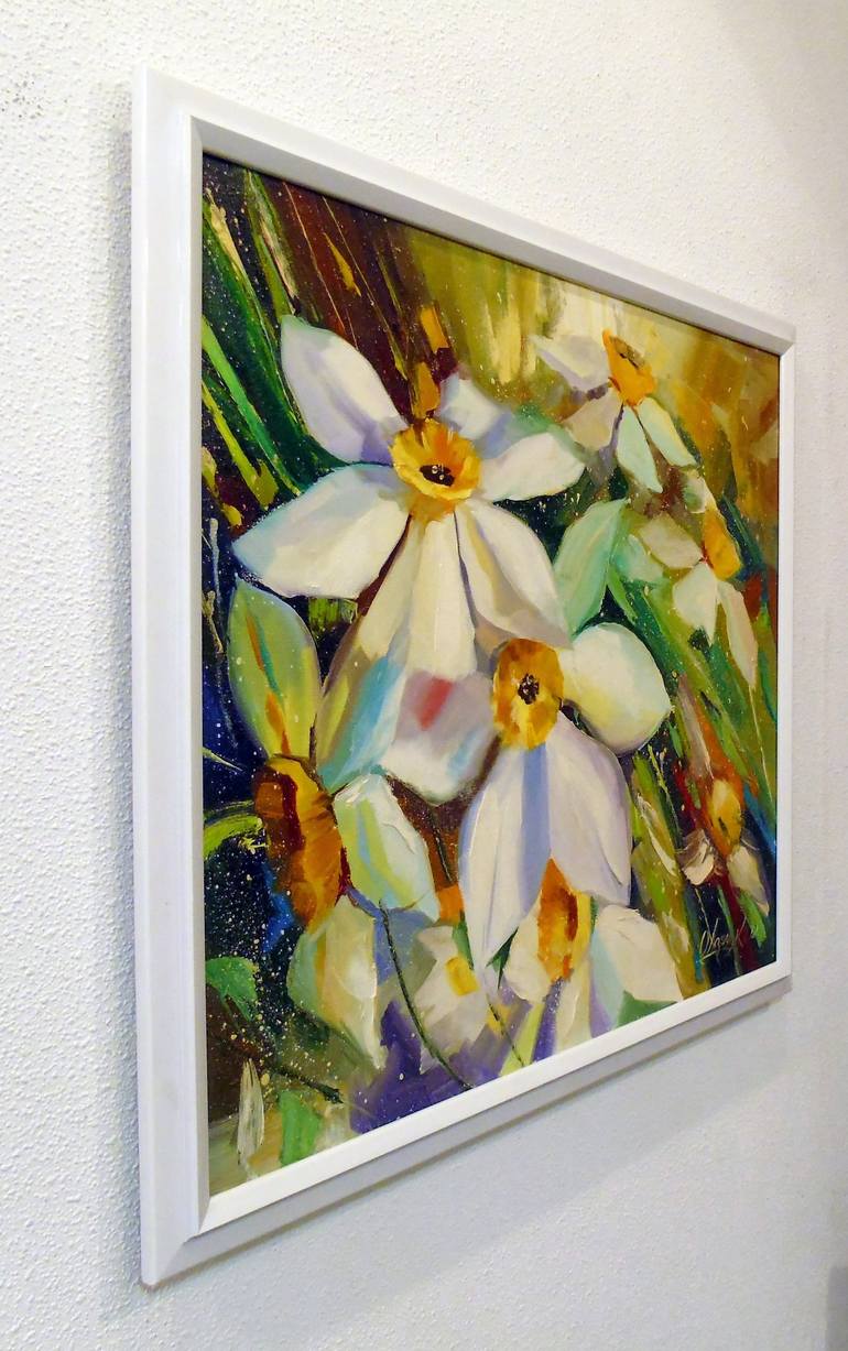 Original Expressionism Floral Painting by Olha Darchuk