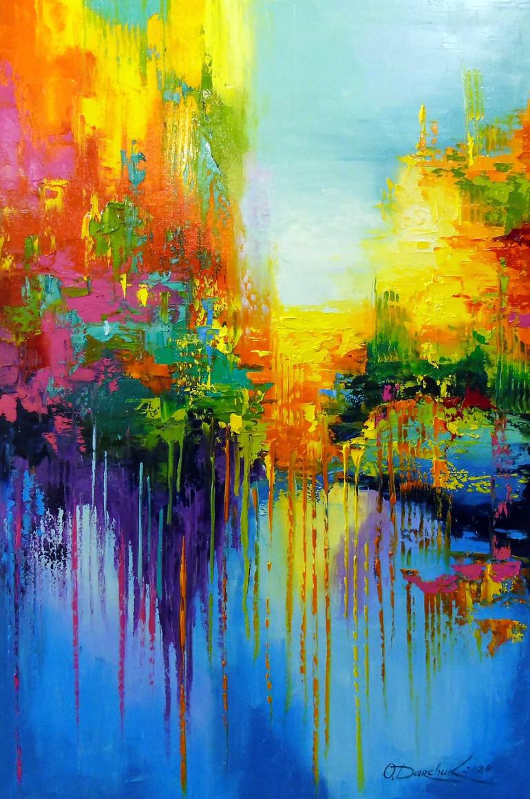 Print of Art Deco Abstract Paintings by Olha Darchuk