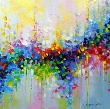 Original Abstract Expressionism Abstract Paintings by Olha Darchuk